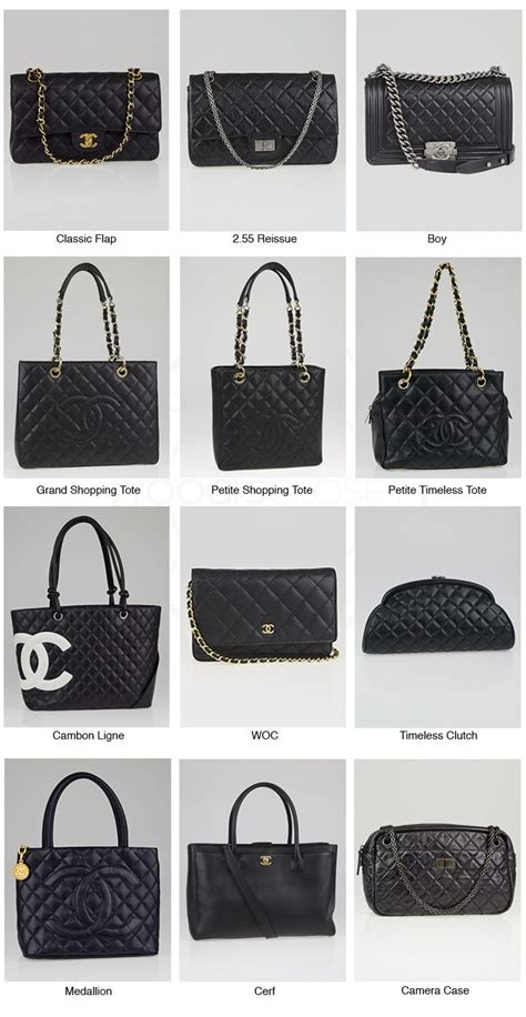 chanel bag styling|list of Chanel handbag styles.